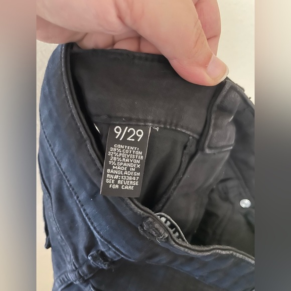 ✨Celebrity Pink Mid Rise Ankle Skinny Black Jeans Size 9/29 - Picture 11 of 12